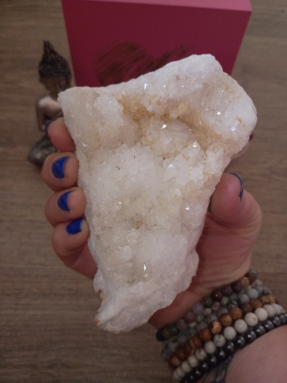 Druzy Clear Quartz Geode From Brazil